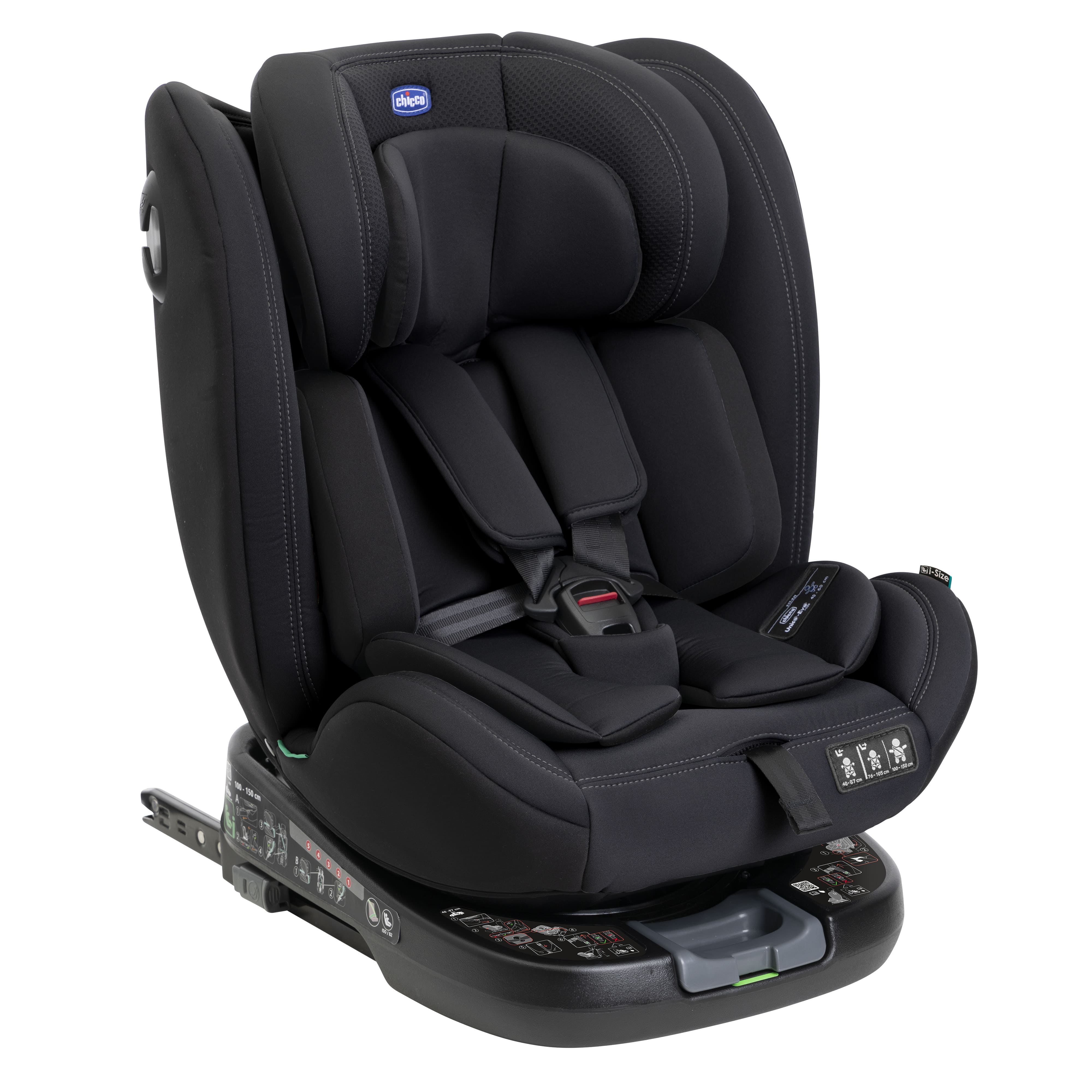 Ghế ô tô Chicco Unico Evo Classic xoay 360˚ ISOFIX Màu Đen