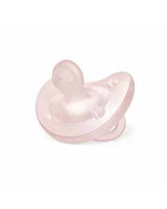 Ty ngậm Silicon Chicco Physio Soft Hồng 0-6M