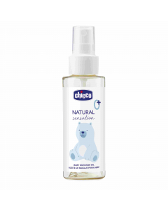 Dầu mát-xa cấp ẩm & hỗ trợ đàn hồi da Chicco Natural Sensation 0M+