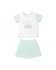 Bộ cộc tay La Pomme b&eacute; tập l&aacute;i xe