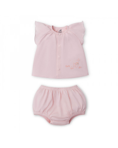 Bộ cộc tay La Pomme b&ocirc;ng hoa nhỏ m&ugrave;a hạ