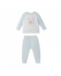 Bộ dài tay La Pomme raglan hổ con phơi nắng