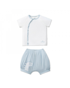 Bộ cộc tay c&uacute;c lệch La Pomme bạn nhỏ l&eacute;m lỉnh