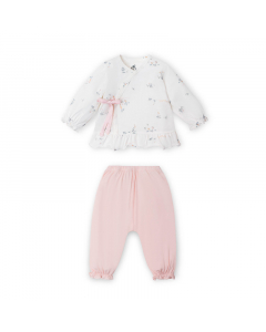 Bộ d&agrave;i tay c&uacute;c lệch La Pomme khu vườn c&agrave; rốt