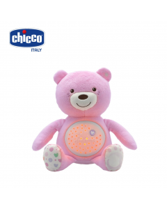 Gấu ôm phát nhạc Pink Chicco