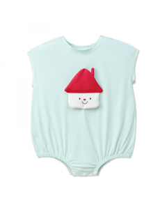 Body cộc tay La Pomme dễ thương ng&ocirc;i nh&agrave; m&aacute;i đỏ