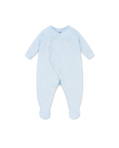 Body d&agrave;i tay La Pomme liền tất dệt v&acirc;n ch&igrave;m gấu nhỏ