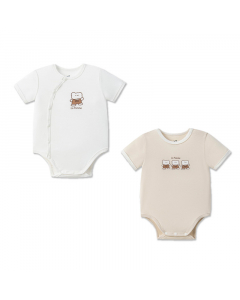 Set 2 Body chip cộc tay La Pomme nhảy cùng gấu con