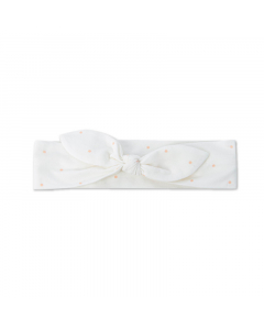 Băng đ&ocirc; La Pomme chấm bi hoa điệu đ&agrave; - Trắng