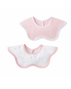 Set 2 Yếm đa năng La Pomme b&ocirc;ng hoa ngọt ng&agrave;o