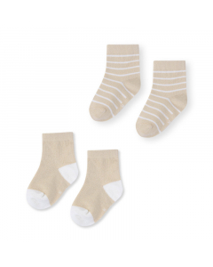 Set 02 đôi tất La Pomme họa tiết kẻ