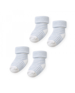 Set 02 đôi tất La Pomme họa tiết kẻ năng động