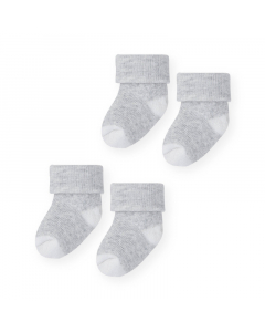 Set 02 đôi tất La Pomme phối màu dễ thương