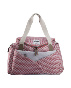 Túi xách thời trang Béaba SYDNEY chuyên dụng cho mẹ và bé Hồng