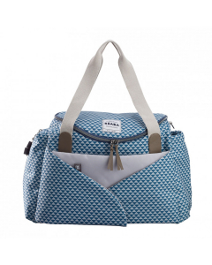 Túi xách thời trang Béaba SYDNEY chuyên dụng cho mẹ và bé Xanh Blue