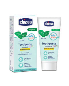Kem đánh răng trẻ em hương Bạc hà Chicco 6Y+