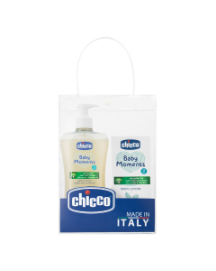 Combo Chicco Mềm Mịn 1 (Sữa tắm gội Yến mạch 500ml & Sữa dưỡng ẩm Hạnh nhân 200ml)