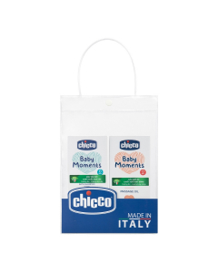 Combo Chicco Mềm Mịn 6 (Sữa tắm gội Hoa cúc 200ml & Dầu mát-xa Hạt bông 200ml)