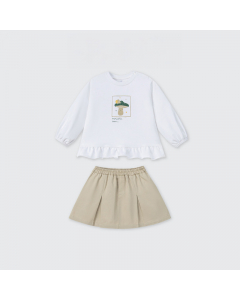 Bộ dài tay La Pomme bèo nhún quý cô nước Pháp