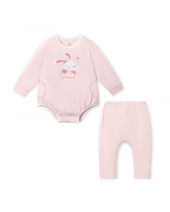 Set body chip dài tay kèm quần La Pomme thế giới vui nhộn