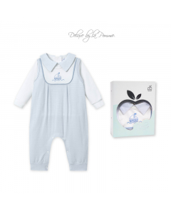 Set yếm và áo La Pomme thuyền nhỏ chu du