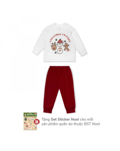 Bộ dài tay La Pomme bữa tiệc giáng sinh