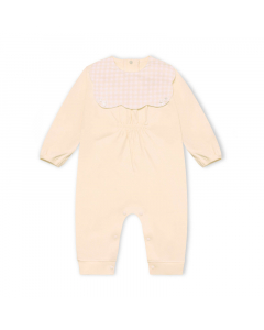 Body dài tay La Pomme yếm cổ dễ thương