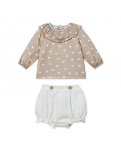 Bộ dài tay La Pomme tiểu thư đáng yêu