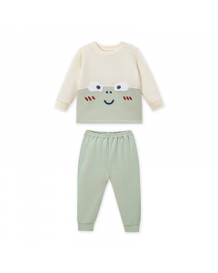 Bộ dài tay La Pomme gương mặt ngộ nghĩnh