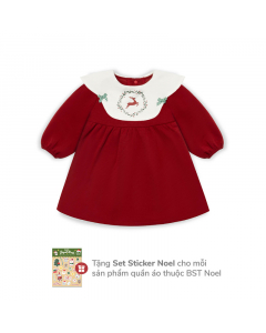 Đầm dài tay La Pomme lễ hội diệu kì