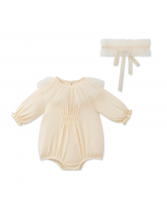 Body thời trang kèm băng đô La Pomme bông hoa thanh lịch