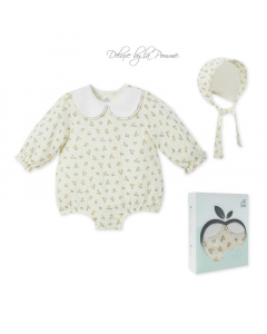 Set body dài tay La Pomme kèm phụ kiện phong cách dễ thương
