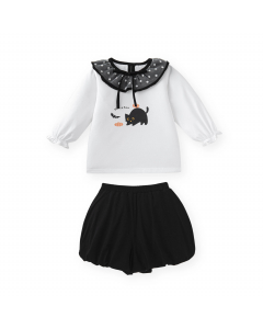 Bộ d&agrave;i tay La Pomme m&egrave;o Misa v&agrave; đ&ecirc;m hội b&iacute; ng&ocirc;
