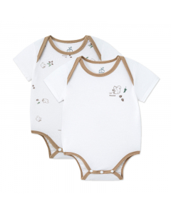 Set 2 Body chip cộc tay La Pomme săn tìm hạt dẻ