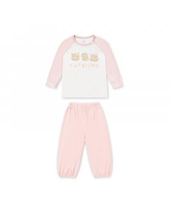 Bộ dài tay La Pomme raglan thế giới vui nhộn