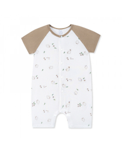 Body cộc tay La Pomme phối tay raglan họa tiết sóc nhí