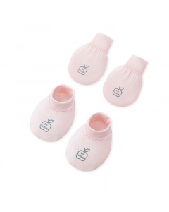 Set bao tay bao chân La Pomme họa tiết nhí cách điệu