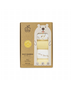 K001 - Set 5 Khăn sữa sợi tre lụa La Pomme phối màu (30x30cm)
