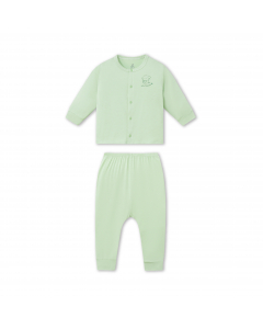 Bộ Dài Tay La Pomme Cúc giữa Dreamy Baby - Newborn Xanh