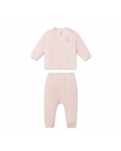 Bộ Dài Tay La Pomme Cúc giữa Dreamy Baby - 3M Hồng