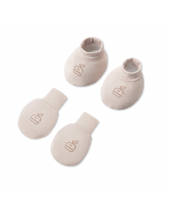 Set bao tay bao chân sơ sinh La Pomme mềm mịn