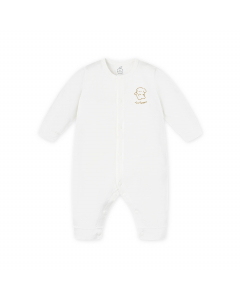 Body Dài Tay La Pomme Puppy - Newborn Trắng