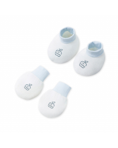 Set bao tay bao chân sơ sinh La Pomme Gấu con ngộ nghĩnh