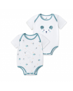 Set 2 Bodychip cộc La Pomme Cổ cách điệu tiện lợi