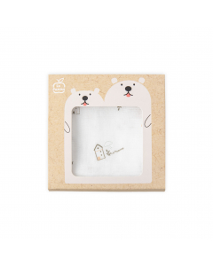 (Hàng tặng không bán) Hộp 01 Khăn sữa sợi tre lụa phối màu La Pomme (30cm x 30cm)