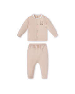 Bộ Dài Tay La Pomme Cúc Giữa Puppy - Be